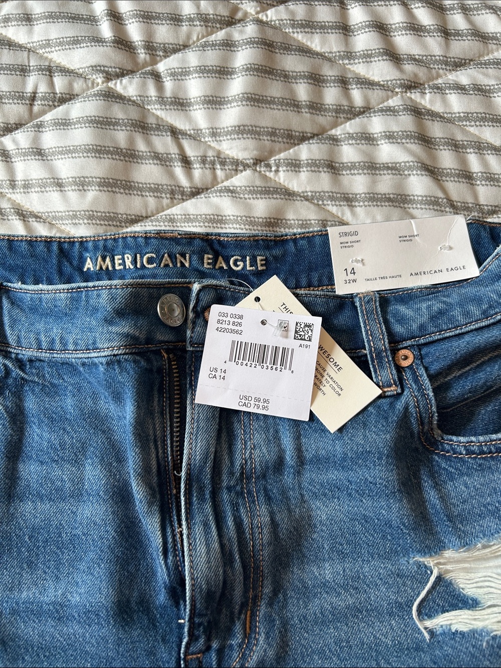 American Eagle Outfitters Women’s Stretch Skinny Jeans in Medium Blue